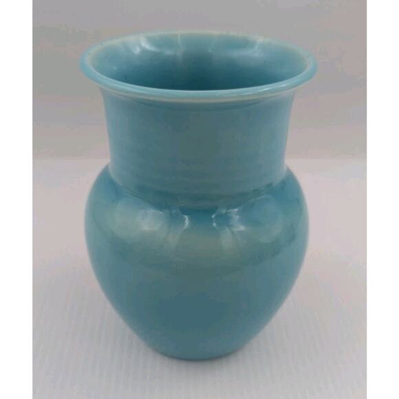 Rookwood Pottery 1932 Aqua Blue Turquoise Glaze Ceramic Vase 6315 6.5
